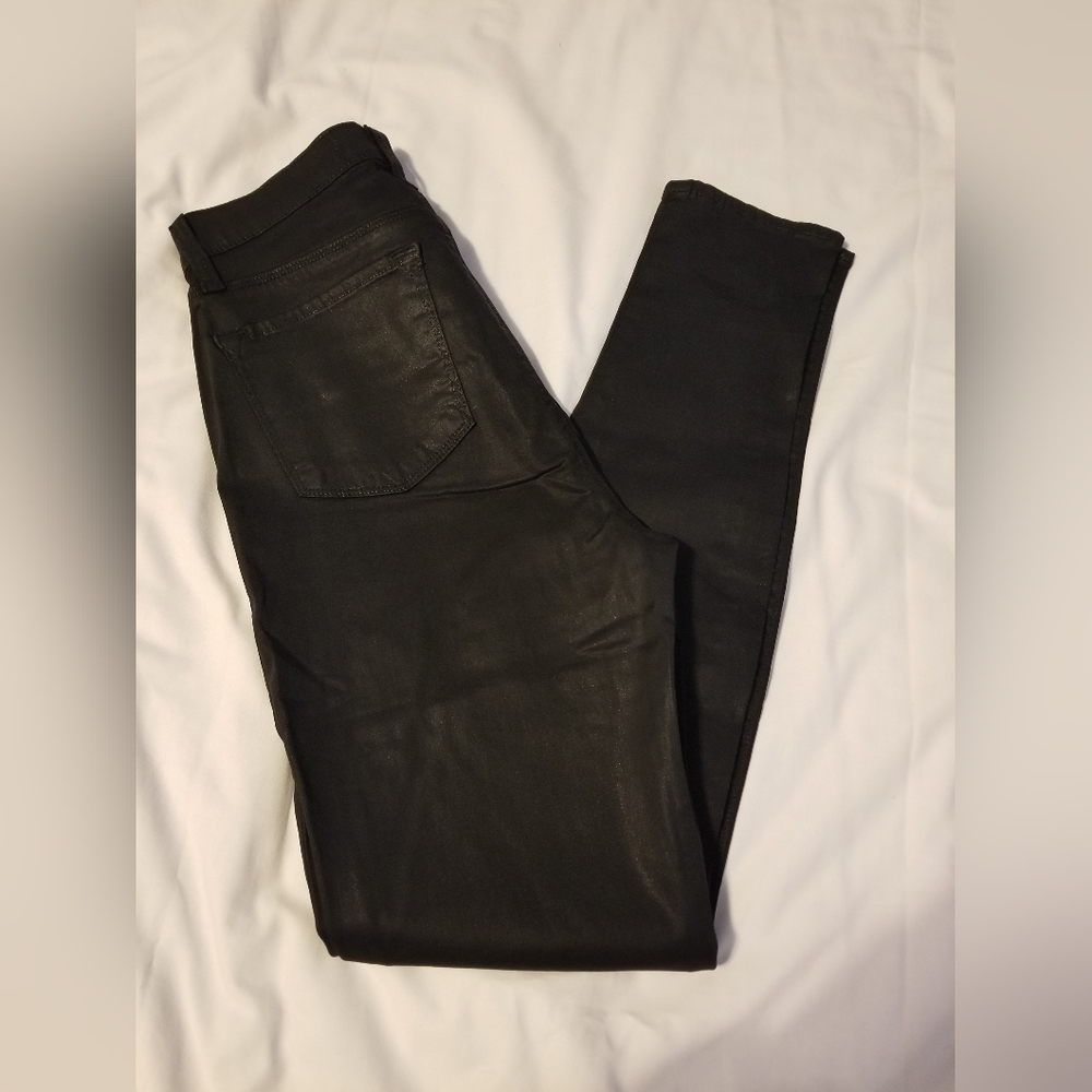 J Brand María Hihg Rise Skinny Jeans Black Size 30 - Picture 2 of 11